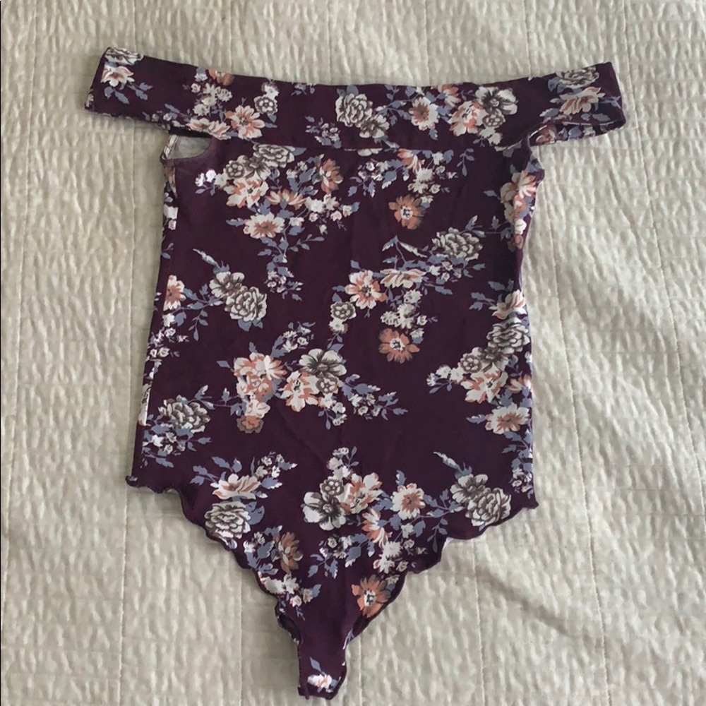 Free People Off The Shoulder Bodysuit